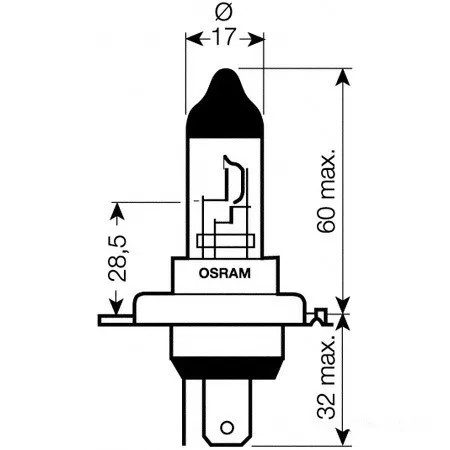Lampada lampadina h4 - lampada,,